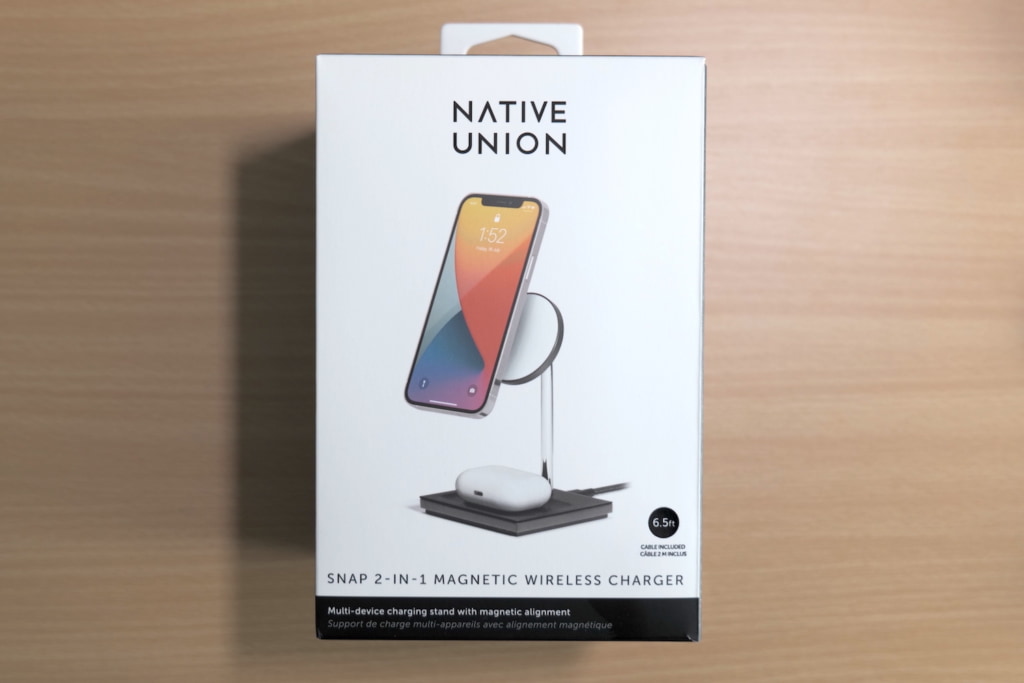 NATIVE UNION SNAP 2-IN-1 磁気ワイヤレス充電器