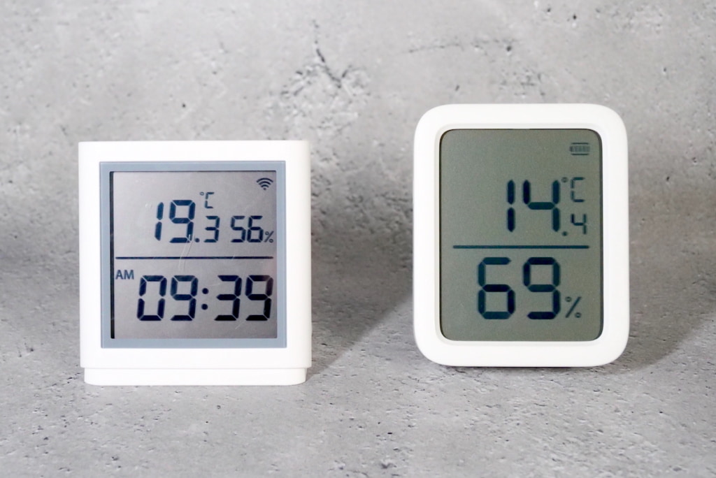 smalia スマート温湿度計なら時間も確認できる